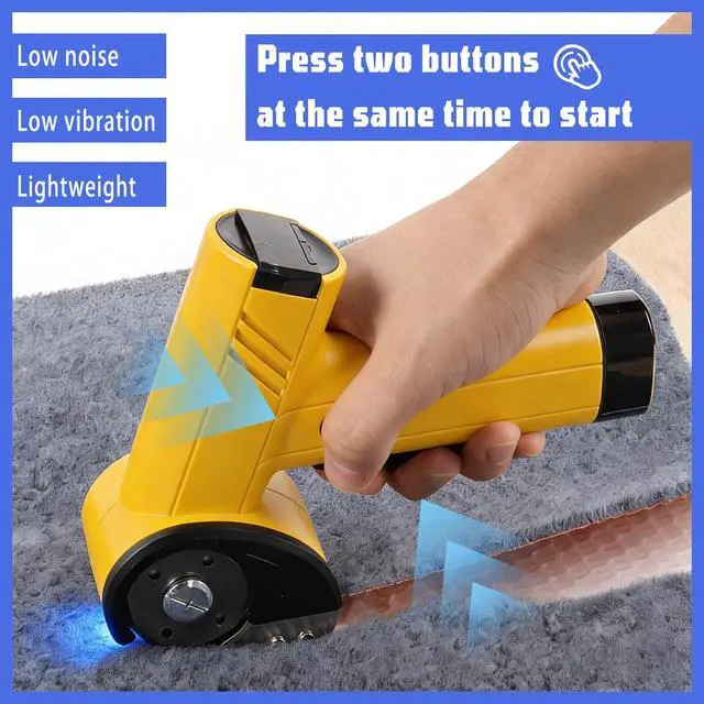 Alt view image 5 of 7 - Cordless Electric Scissors, Yellow