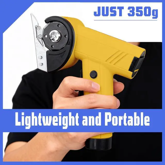 Alt view image 7 of 7 - Cordless Electric Scissors, Yellow