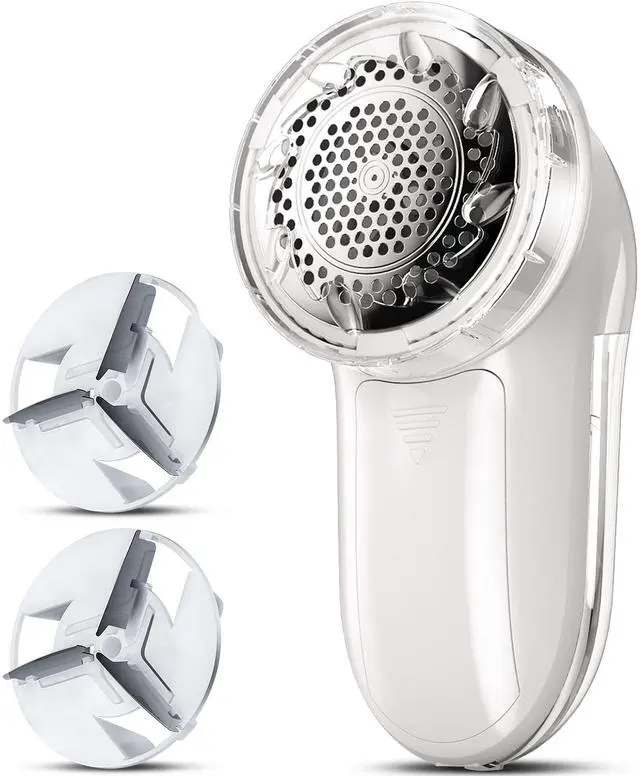 Main image of Fabric Shaver, Lint Remover, Lint Shaver Defuzzer Sweater Shaver for Clothes and Furniture with AC Adapter Pill Fuzz Remover-White