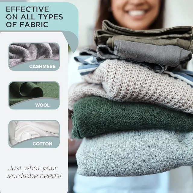 Alt view image 6 of 7 - Fabric Defuzzer, Rechargeable Fabric Shaver and Lint Remover, Portable Sweater Shavers to Remove Pilling, Fuzz, and Fluff, Lint Remover for Clothes and Beddings, Easy to Use Black