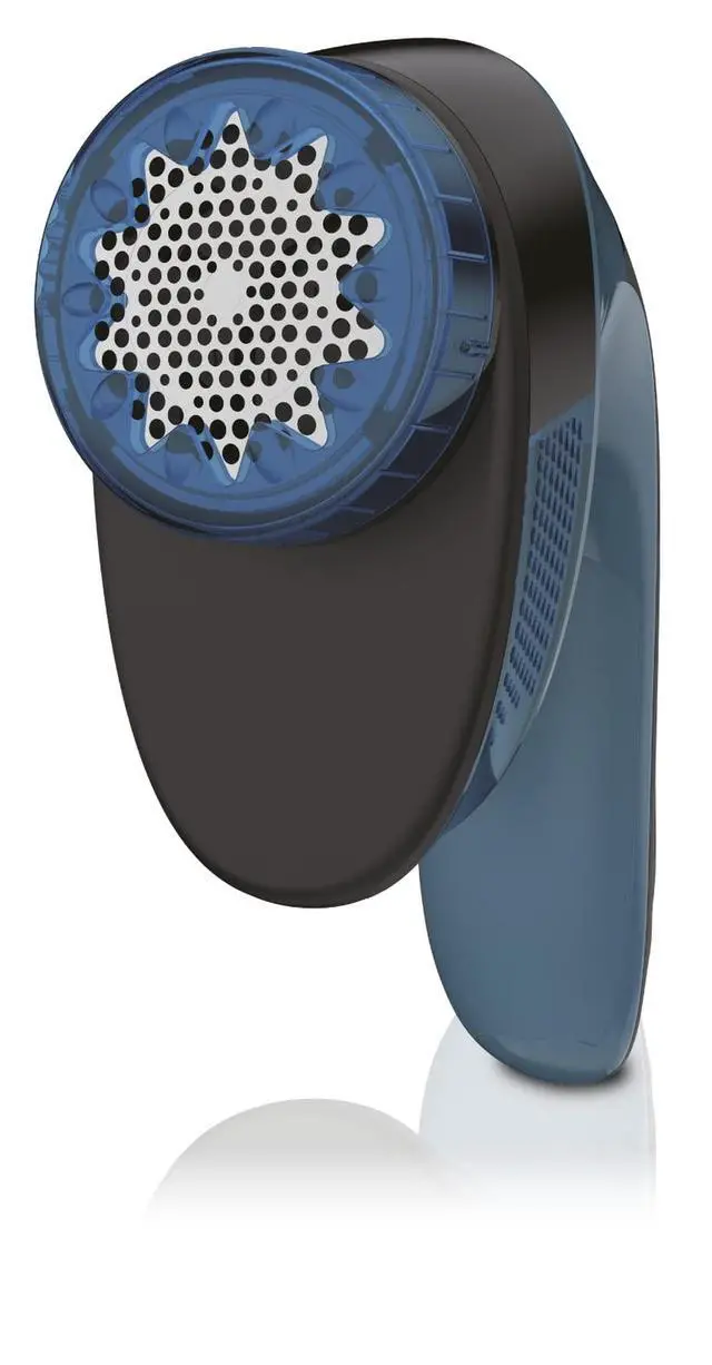 Alt view image 4 of 7 - JA1011 Portable Lint Remover Shaver with Adjustable Shave Height, Fabric Defuzzer, Blue