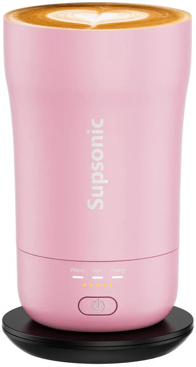 Main image of 14oz Heated Coffee Mug, Self-Heating Travel Mug with 3-Temp Settings, Insulated Stainless Steel Constant Temperature Heating Mug for Beverage, Smart Heating Portable Coffee Mug | S1