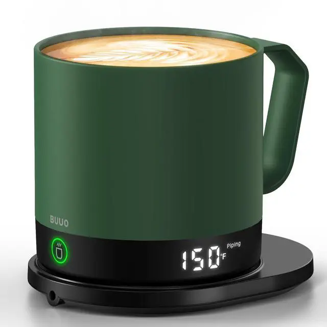 Main image of Heated Coffee Mug 14oz, Rechargeable Temperature Control Mug with Lid