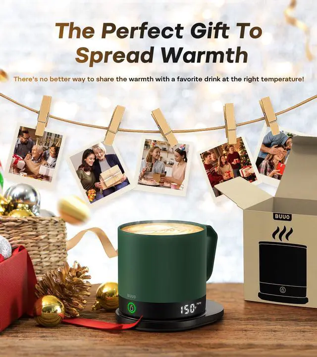 Alt view image 7 of 7 - Heated Coffee Mug 14oz, Rechargeable Temperature Control Mug with Lid
