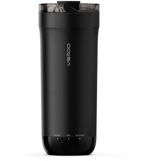Main image of S5 16oz Self Heating Travel Mug, Car & Desktop Charging Included