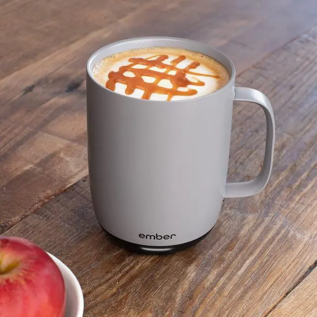 Alt view image 3 of 7 - Temperature Control Smart Mug 2, 14 Oz, App-Controlled Heated Coffee Mug with 80 Min Battery Life and Improved Design, GrayModel