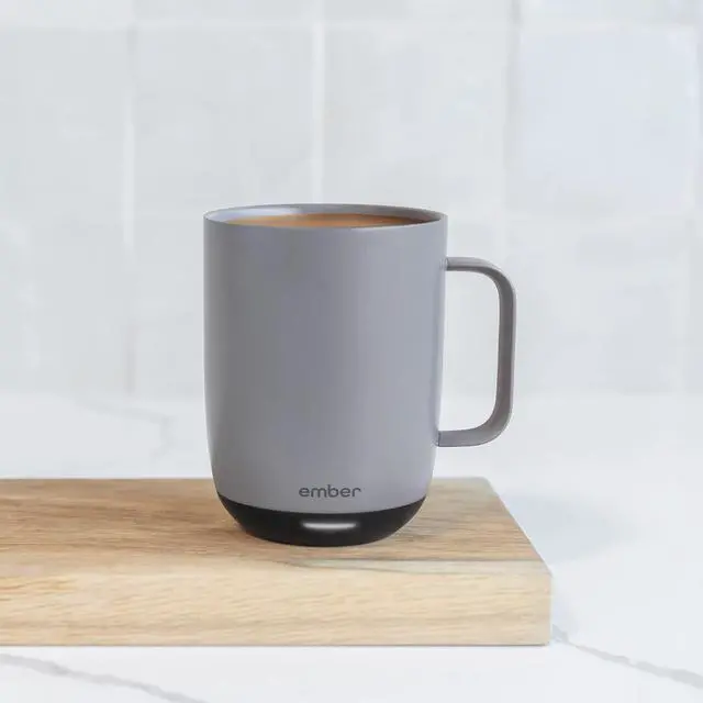 Alt view image 5 of 7 - Temperature Control Smart Mug 2, 14 Oz, App-Controlled Heated Coffee Mug with 80 Min Battery Life and Improved Design, GrayModel