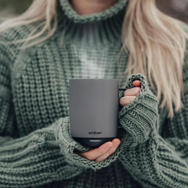 Alt view image 7 of 7 - Temperature Control Smart Mug 2, 14 Oz, App-Controlled Heated Coffee Mug with 80 Min Battery Life and Improved Design, GrayModel