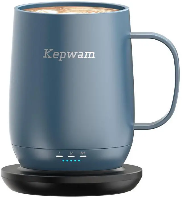Main image of Self Heating Coffee Mug T2, 16oz Smart Heated Coffee Mug, 150 Min Battery Life - Hot up to 149 Temperature Control Coffee Mug Warmer, Gifts for Dad Mom (No APP)