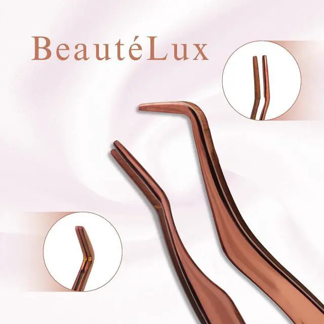 Alt view image 6 of 7 - Eyelash Applicator Set, Lash Application Tool, Rose Gold