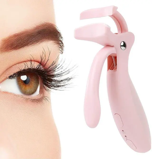 Main image of Heated Eyelash Curler for Women,Fast Heat up,Electric Eyelash Curler with Color-Changing Silicone Pad & Overlay Heating, USB-C Rechargeable,2 Temperature Control,Long-Lasting Lash Curler