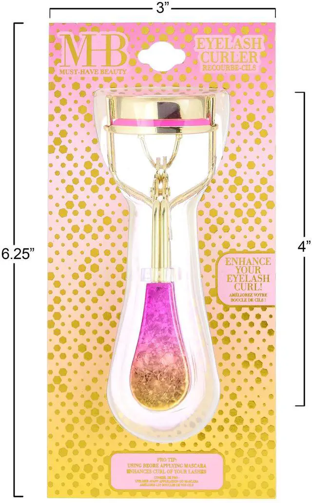 Alt view image 7 of 7 - Ombre Metallic Pink Gold Eyelash Curler - Precision Lash Curler