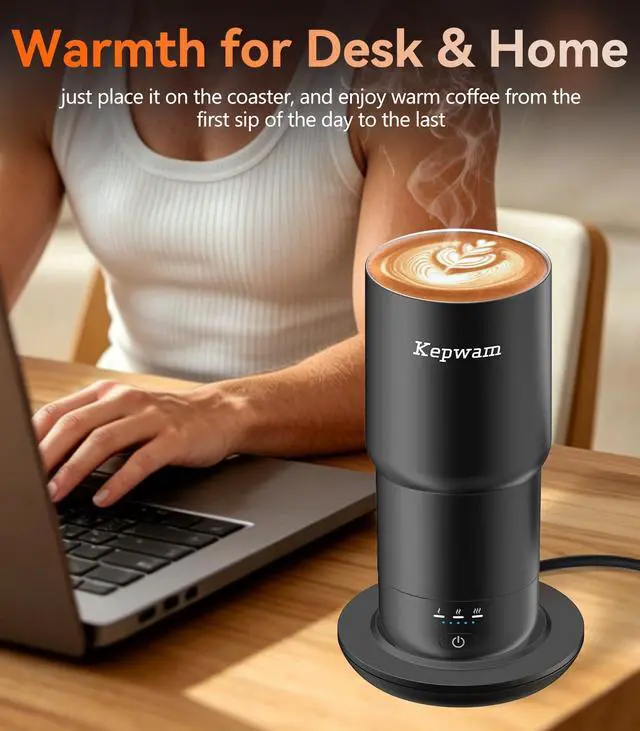 Alt view image 4 of 7 - Heated Coffee Mug Rechargeable T3, 20oz Self-Heating Travel Mug for Coffee with 1 Precise Temperature Control & App, Portable Cup Warmer for Outdoor & Car (Fits Cup Holders)