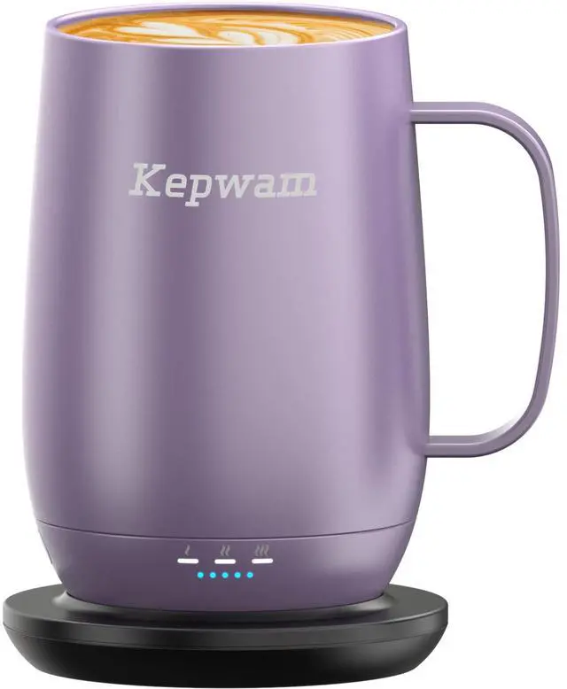Main image of Smart Heated Coffee Mug T2-Plus, 20oz Rechargeable Self Heating Coffee Mug with 8-Hour Battery & Temp Control, Perfect Coffee Warmer Gift for Men Women