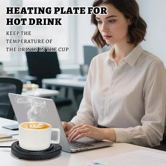 Alt view image 3 of 7 - Candle Warmer and Mug Warmers with Timer, Safely Releases Scents Without a Flame, Melt The Candle Quickly, Enjoy Your Warm Coffee Tea Milk Beverage. Gifts for Festival Birthday Women Men Mom Dad