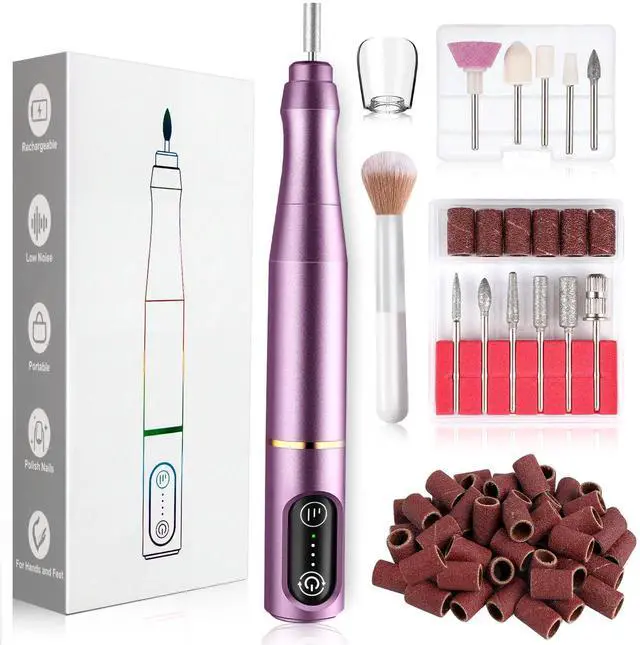 Main image of Cordless Nail Drill Electric Nail File Kit, Rechargeable Efile Set