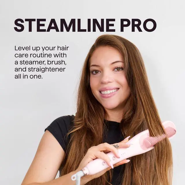 Main image of Pro Steam Hair Straightener Brush Steamline Pro Straightener Brush