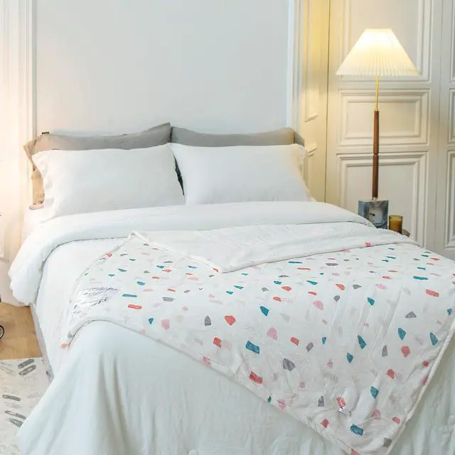 Alt view image 7 of 7 - Heated Blanket Throw 50"x60" - Machine Washable Electric Throw Blanket Printed Heated Throw Blanket with ETL & FCC Certification 4 Heating Levels 3 Hours Auto-Off Overheat Protection (Stone)