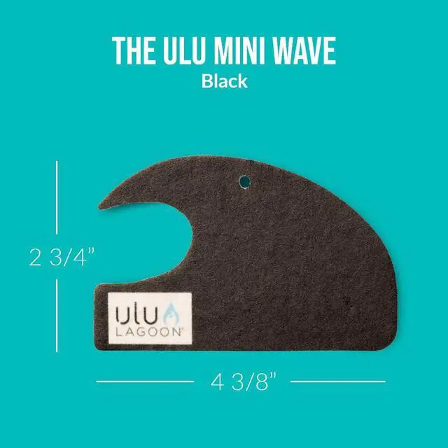 Alt view image 4 of 7 - Hanging Car Air Freshener | Tropical Beach Coconut Surf Wax Scent Mini Wave | Long Lasting Car Freshener, Closet and Beyond | Made In USA | 3 Pack (Black)