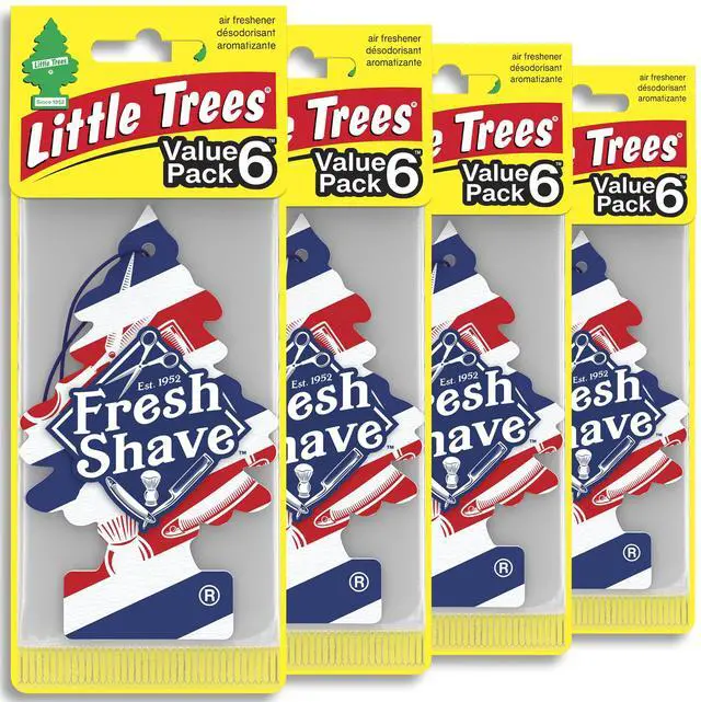 Main image of Car Air Freshener | Hanging Tree Provides Long Lasting Scent for Auto and Home | 24 Air Fresheners |Fresh Shave