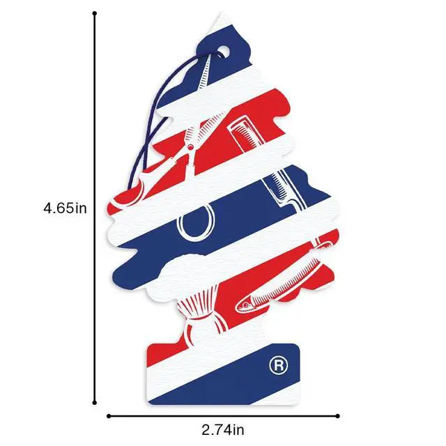 Alt view image 6 of 7 - Car Air Freshener | Hanging Tree Provides Long Lasting Scent for Auto and Home | 24 Air Fresheners |Fresh Shave