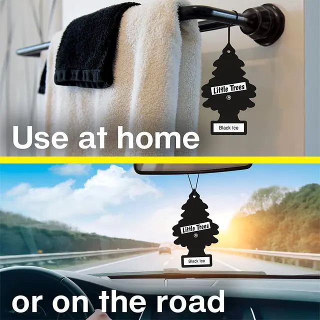Alt view image 7 of 7 - Car Air Freshener | Hanging Tree Provides Long Lasting Scent for Auto and Home | 24 Air Fresheners |Caribbean Colada