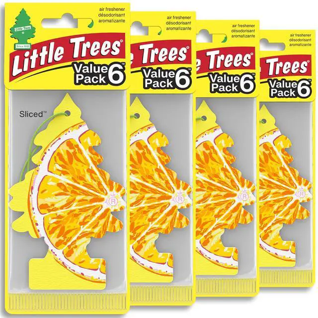 Main image of Car Air Freshener | Hanging Tree Provides Long Lasting Scent for Auto and Home | 24 Air Fresheners |Sliced