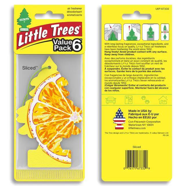 Alt view image 2 of 7 - Car Air Freshener | Hanging Tree Provides Long Lasting Scent for Auto and Home | 24 Air Fresheners |Sliced
