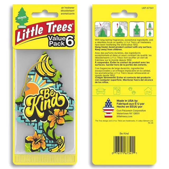 Alt view image 2 of 7 - Car Air Freshener | Hanging Tree Provides Long Lasting Scent for Auto and Home | 24 Air Fresheners |Be Kind