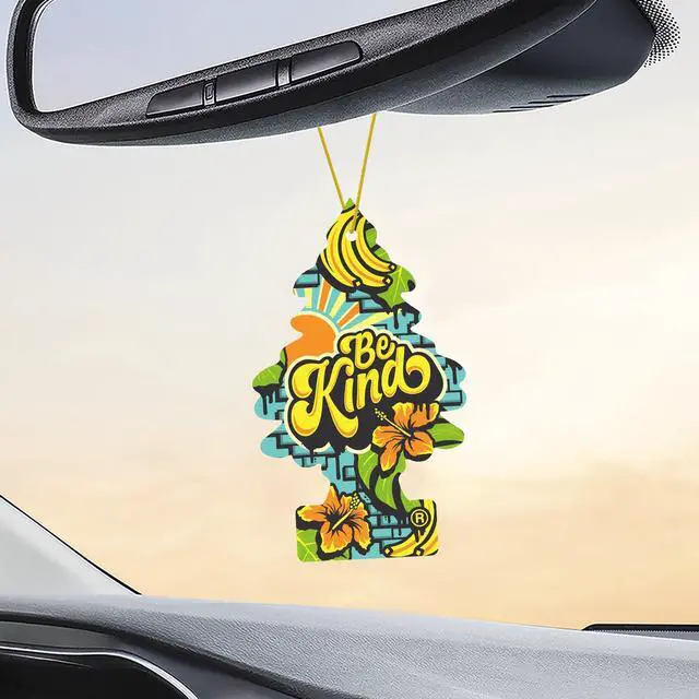 Alt view image 5 of 7 - Car Air Freshener | Hanging Tree Provides Long Lasting Scent for Auto and Home | 24 Air Fresheners |Be Kind