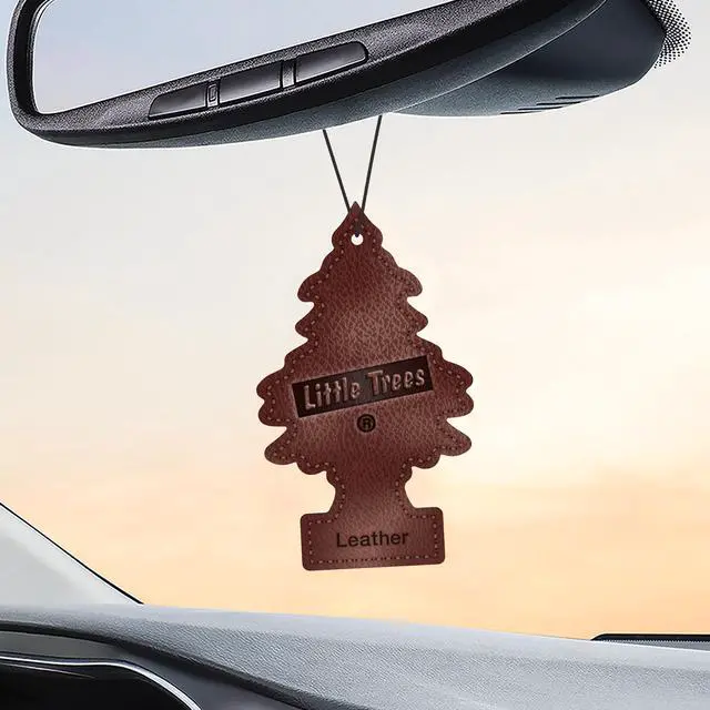 Alt view image 5 of 7 - Car Air Freshener | Hanging Tree Provides Long Lasting Scent for Auto and Home | Leather, 24 Air Fresheners