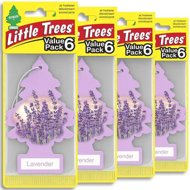 Main image of Car Air Freshener | Hanging Tree Provides Long Lasting Scent for Auto and Home | 24 Air Fresheners |Lavender