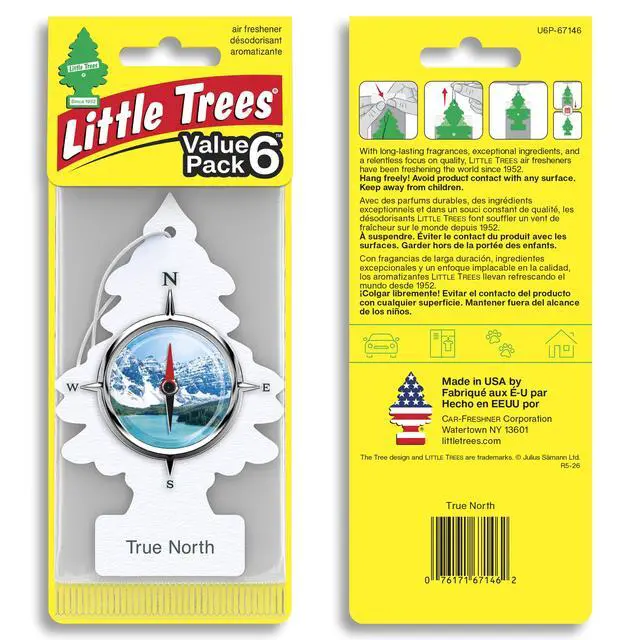 Alt view image 2 of 7 - Car Air Freshener | Hanging Tree Provides Long Lasting Scent for Auto and Home | 24 Air Fresheners |True North