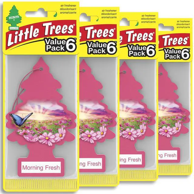 Main image of Car Air Freshener | Hanging Tree Provides Long Lasting Scent for Auto and Home | 24 Air Fresheners |Morning Fresh
