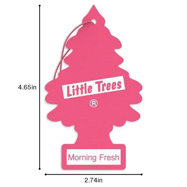 Alt view image 6 of 7 - Car Air Freshener | Hanging Tree Provides Long Lasting Scent for Auto and Home | 24 Air Fresheners |Morning Fresh