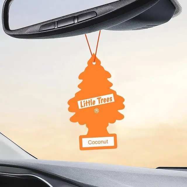 Alt view image 5 of 7 - Car Air Freshener | Hanging Tree Provides Long Lasting Scent for Auto and Home | 24 Air Fresheners |Coconut