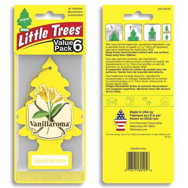 Alt view image 2 of 7 - Car Air Freshener | Hanging Tree Provides Long Lasting Scent for Auto and Home | 24 Air Fresheners |Vanillaroma