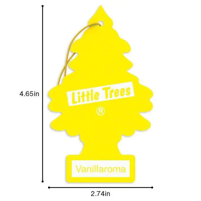 Alt view image 6 of 7 - Car Air Freshener | Hanging Tree Provides Long Lasting Scent for Auto and Home | 24 Air Fresheners |Vanillaroma