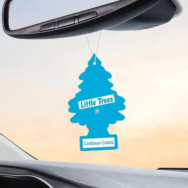 Alt view image 5 of 7 - Car Air Freshener | Hanging Tree Provides Long Lasting Scent for Auto and Home | 24 Air Fresheners |Caribbean Colada
