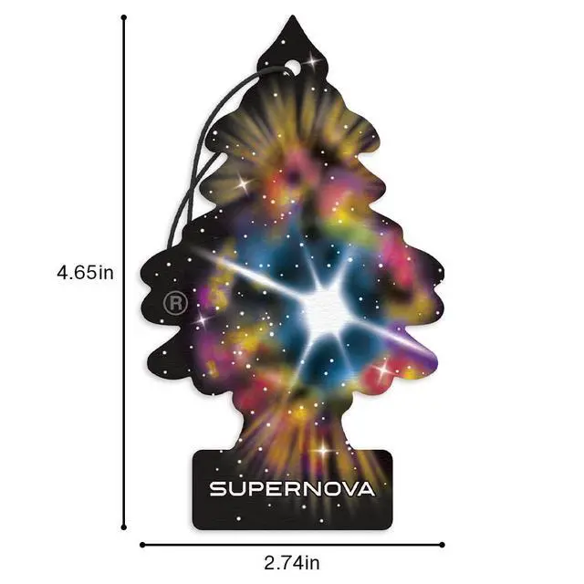 Alt view image 6 of 7 - Car Air Freshener | Hanging Tree Provides Long Lasting Scent for Auto and Home | 24 Air Fresheners |Supernova
