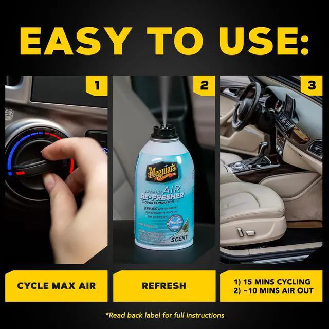 Alt view image 6 of 7 - Whole Car Air Refresher Odor Eliminator, New Car Scent, 2 OzCar Air Freshener For Commuters, Detailers; Car Odor Eliminator Mist Refreshes Car Cabin Air For Sedan, Suv, Truck, Van