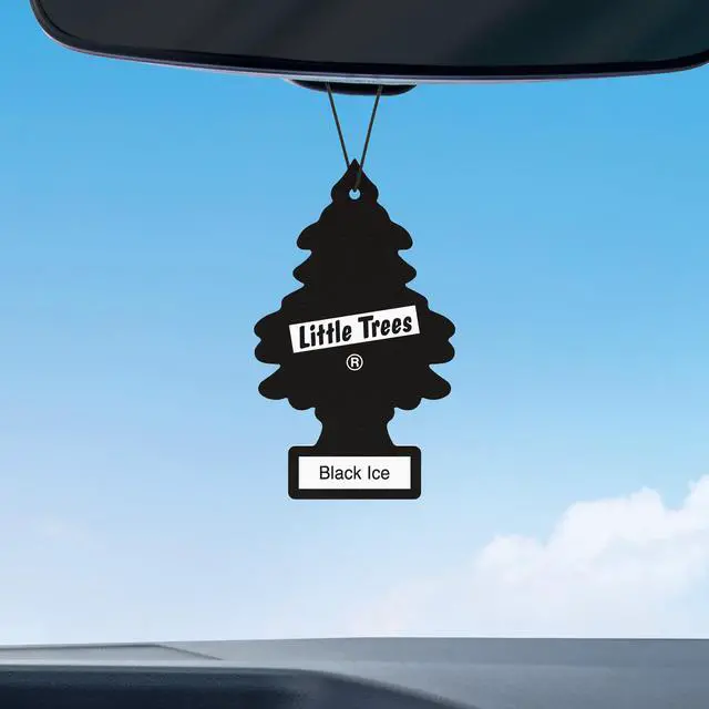 Alt view image 5 of 7 - Car Air Freshener | Hanging Tree Provides Long Lasting Scent for Auto and Home | Black Ice, 24 Air Fresheners