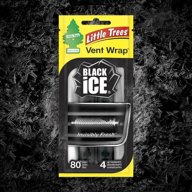 Alt view image 4 of 7 - Car Air Freshener | Vent Wrap Provides Long Lasting Scent, Invisibly Fresh | 16 Air Fresheners | Black Ice