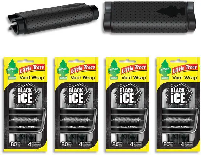 Alt view image 3 of 7 - Car Air Freshener | Vent Wrap Provides Long Lasting Scent, Invisibly Fresh | 16 Air Fresheners | Black Ice