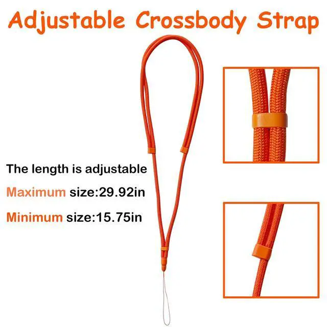 Alt view image 2 of 7 - Adjustable Strap Compatible with Shark ChillPill FA02X Series Fan (Orange)