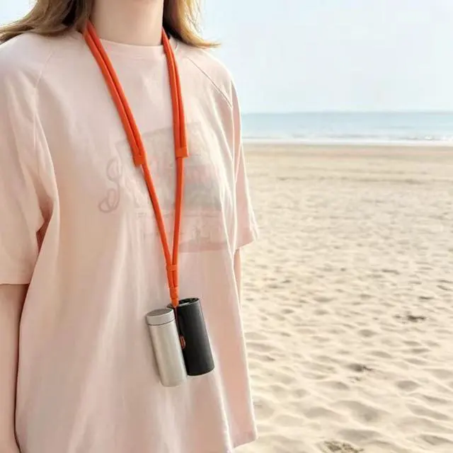 Alt view image 5 of 7 - Adjustable Strap Compatible with Shark ChillPill FA02X Series Fan (Orange)