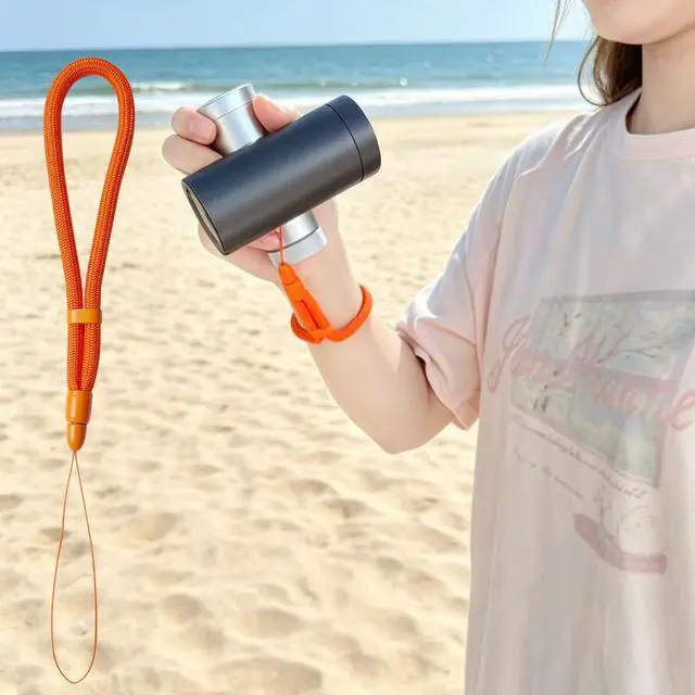 Alt view image 7 of 7 - Adjustable Strap Compatible with Shark ChillPill FA02X Series Fan (Orange)