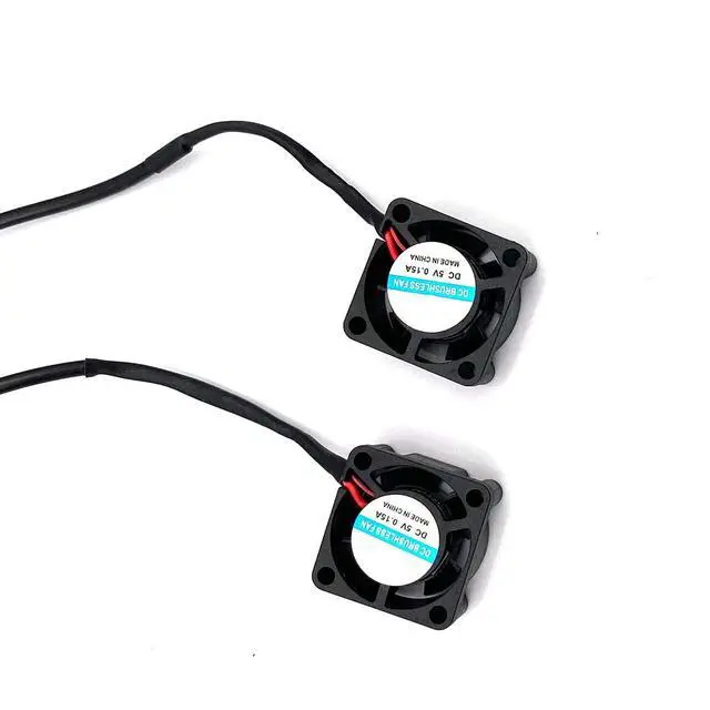 Alt view image 5 of 6 - 2pcs USB 5V DC Fan 2510 Small 2 pin Cooling Cooler Computer 25mm X 10mm (25x25x10)