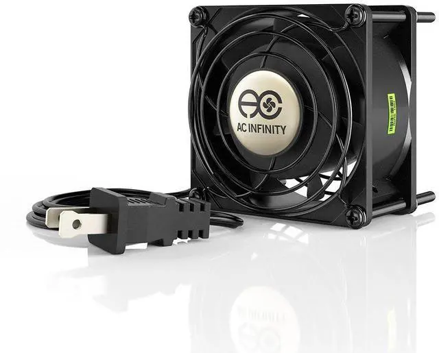 Main image of AXIAL 8038, Quiet Muffin Fan, 120V AC 80mm x 38mm Low Speed, UL-Certified for DIY Cooling Ventilation Exhaust Projects
