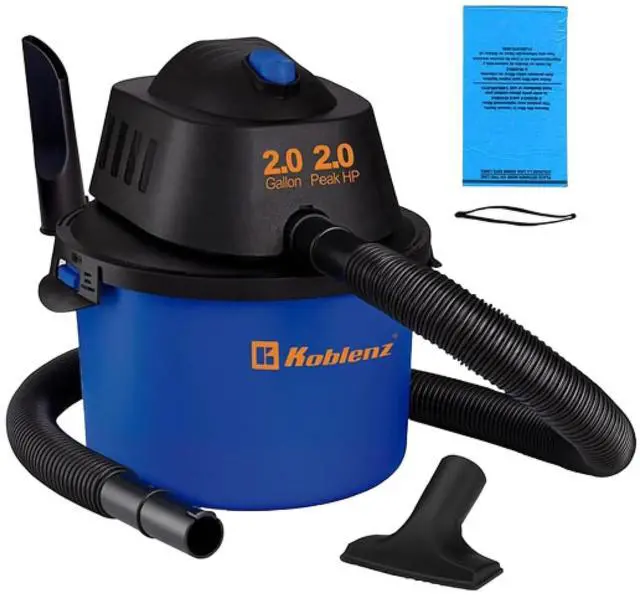 Main image of WD-2L Wet Dry Vacuum Cleaner, Home Car Garage Workshop, 2.0 PHP